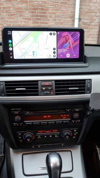 Ekran Radio 10.25" CarPlay Android Auto Navi GPS BMW E90/E93 PL