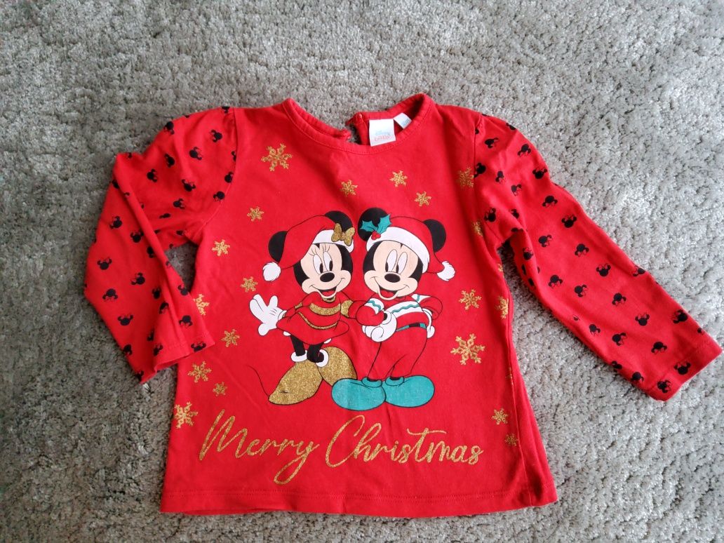 Bluzka Disney Święta Merry Christmas