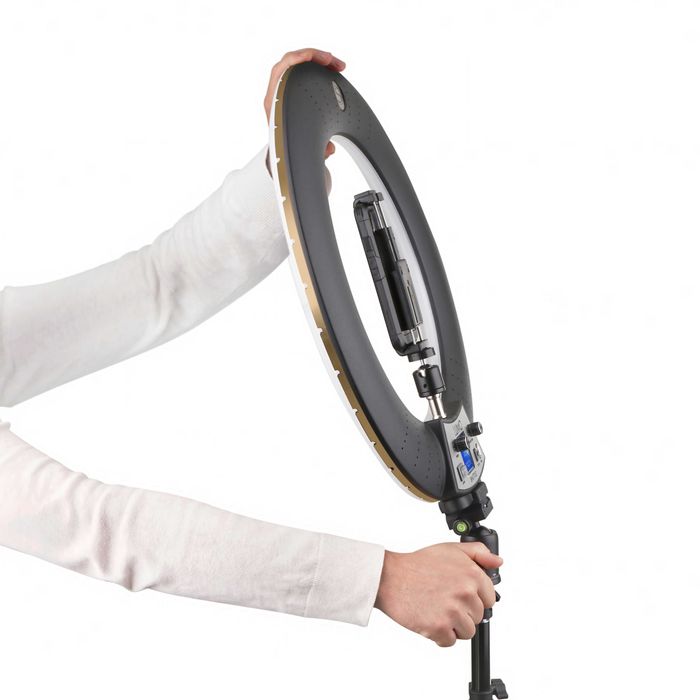 Кольцевая лампа 105 Вт LUMO SHUTTLE для тик-ток, блога, сферы красоты