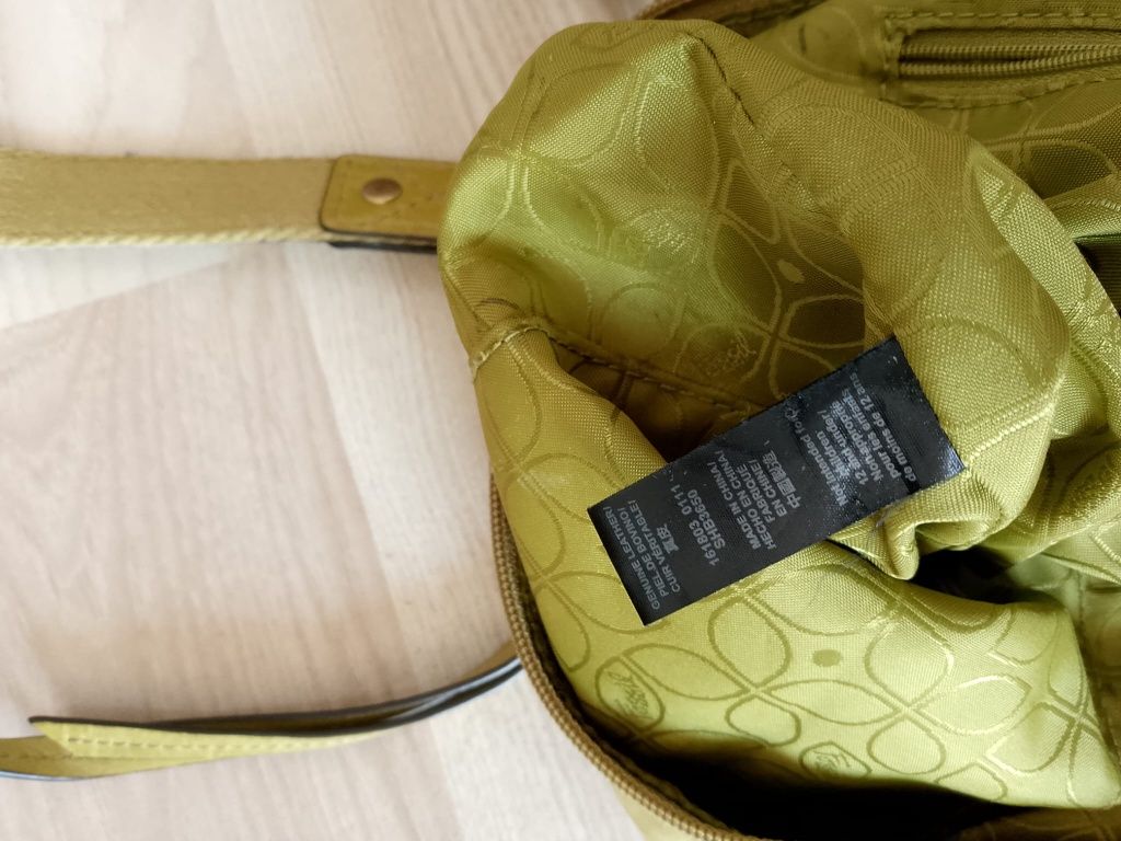 Fossil torebka vintage skóra bydlęca retro