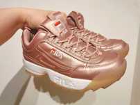 Buty sneakersy Fila Disruptor różowe błyszczące rozmiar 39