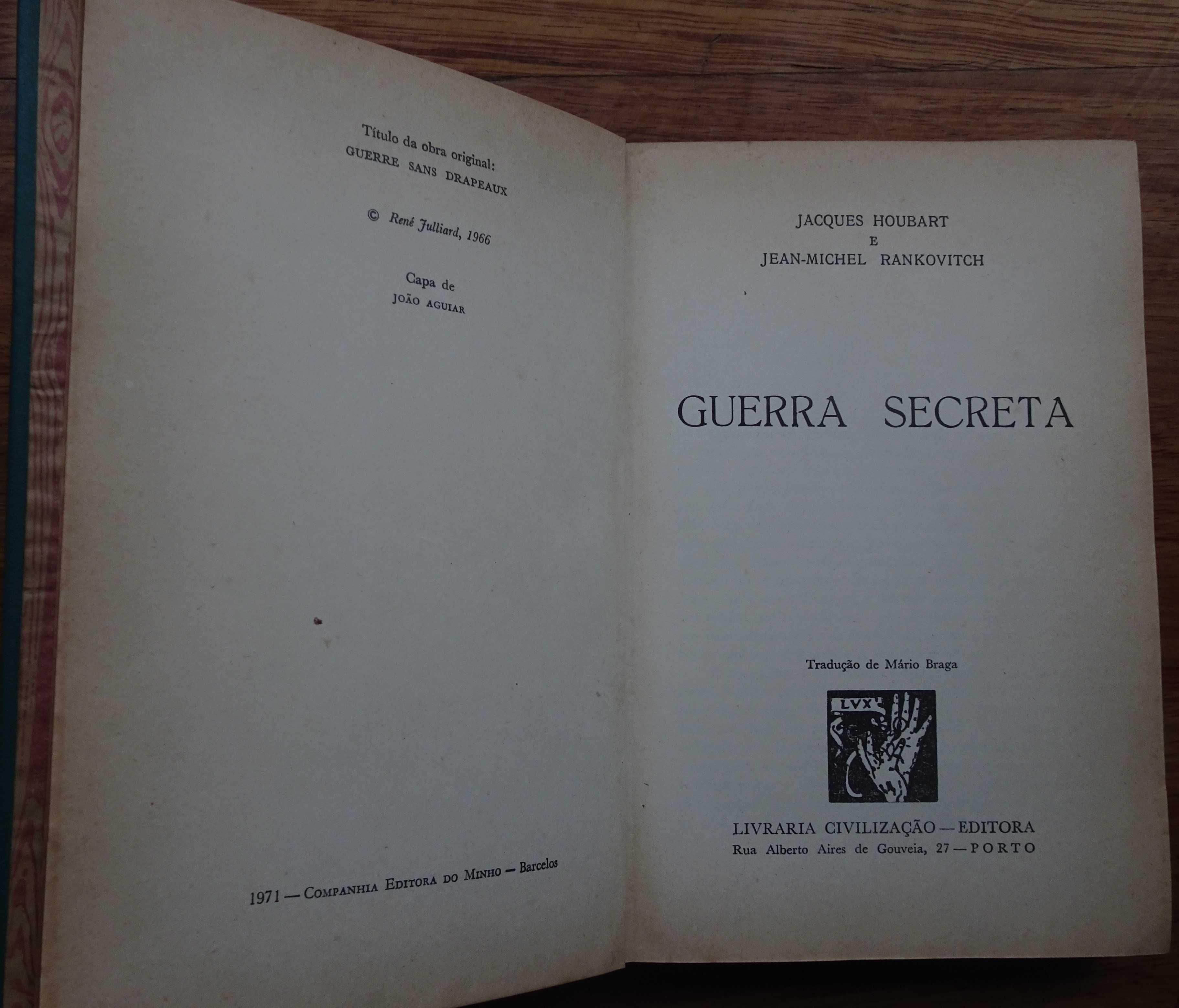 Guerra Secreta de Jacques Houbart e Jean Michel Rankovitc
