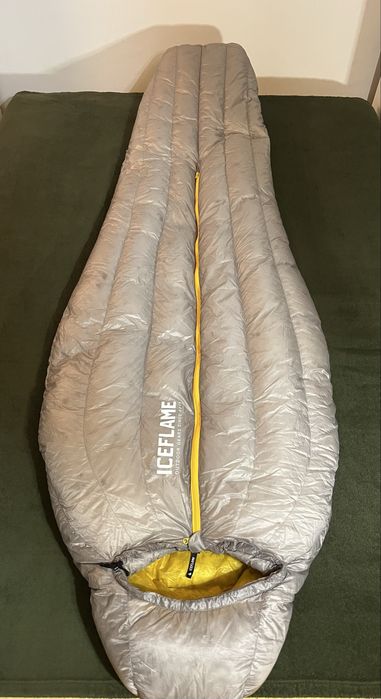 OLAZJA - ultralekki śpiwór puchowy IceFlame o wadze 730gr / 850cuin