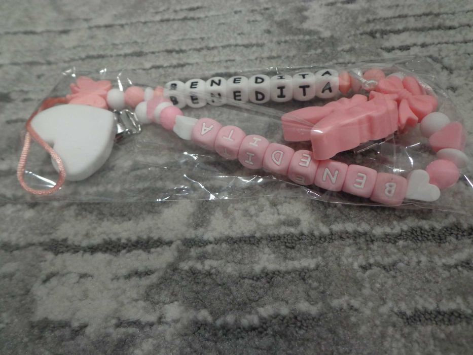 Prendedor de Chupeta Personalizado Benedita