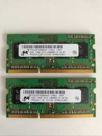 Память для ноутбуків Micron 4ГБ (2х2GB) SO-DIMM DDR3 1333MHz