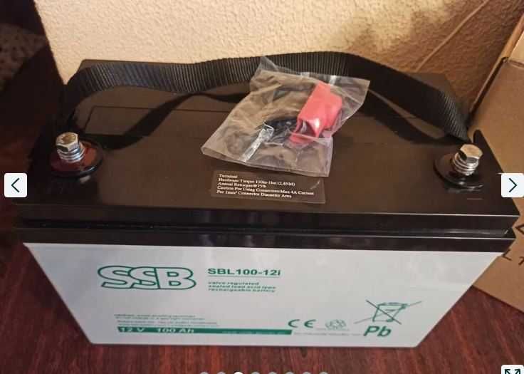 Гелевий акумулятор SSB SBL100-12i 12V 100Ah
