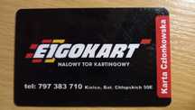 E1 GoKart karta członkowska