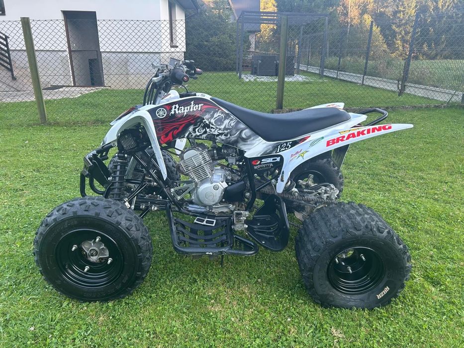 YAMAHA RAPTOR 125 QUAD Zarejestrowany [ yfm 90 250 ]
