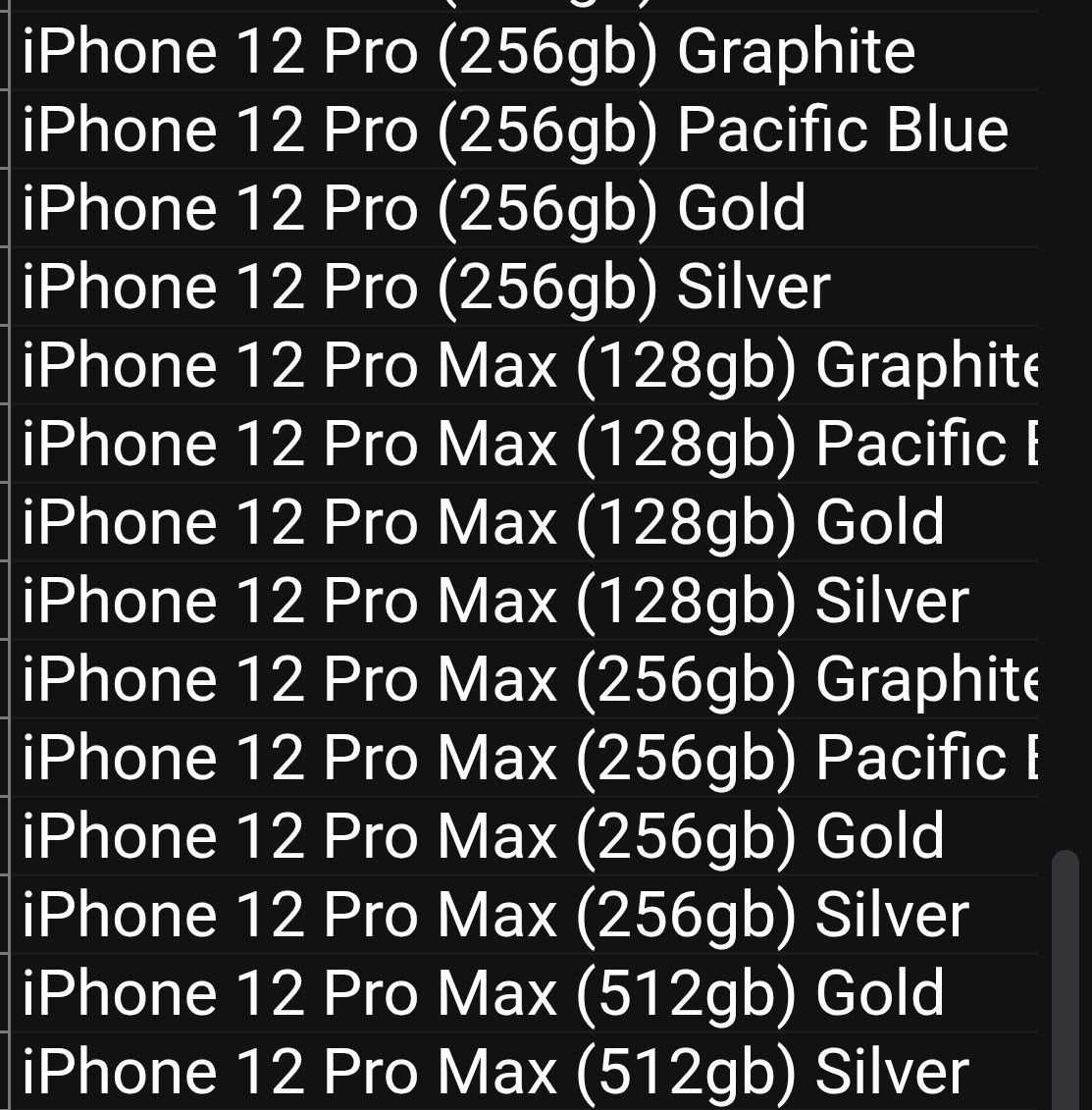 Смартфон Iphone 12 pro max новий оригінал 64 ,128, 256, 512 Gb