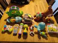 Zestaw zabawek Fisher price, vtech, tiny love