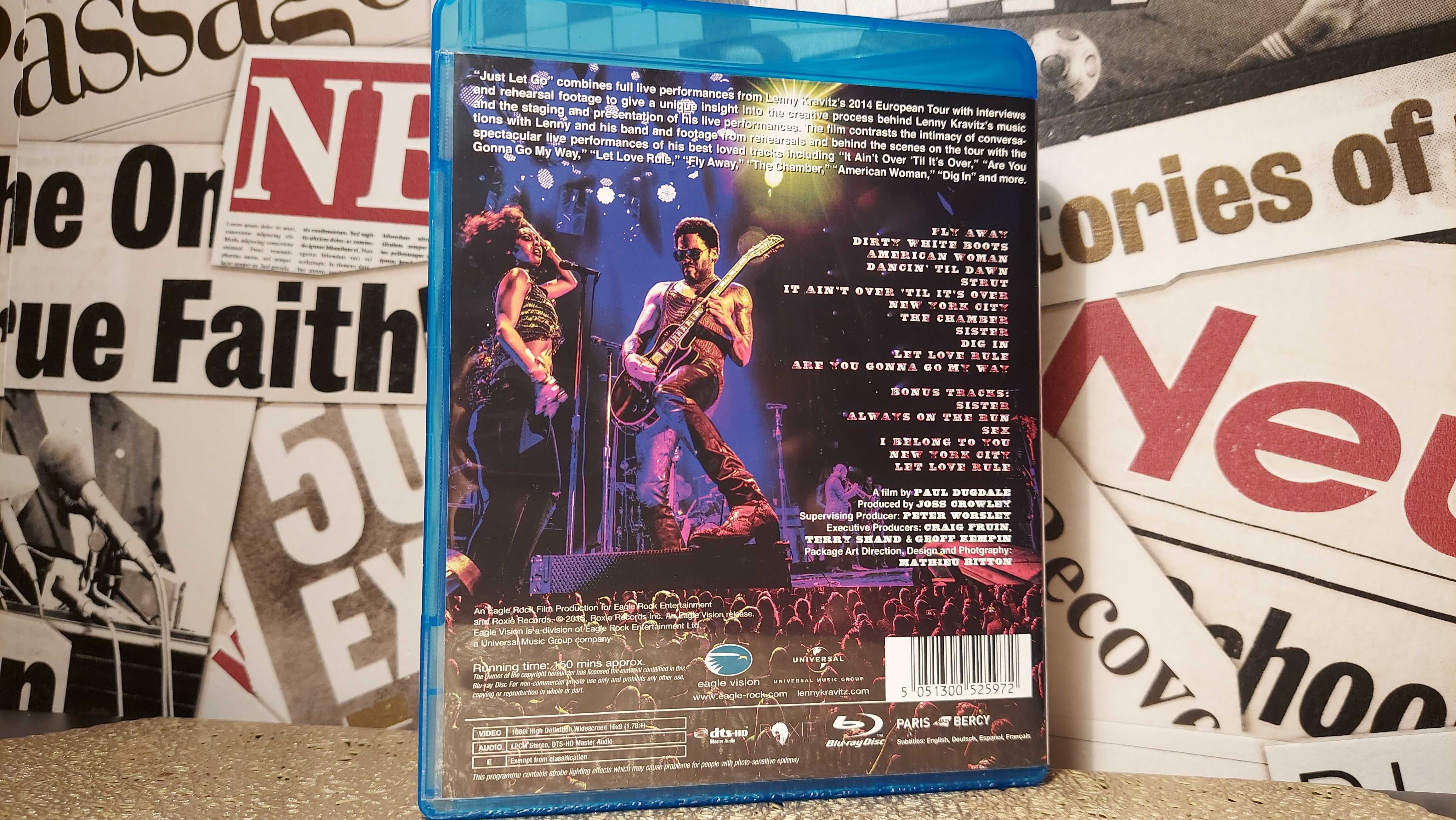 Lenny Kravitz - Just Let Go Lenny Kravitz Live Koncert Blu-ray