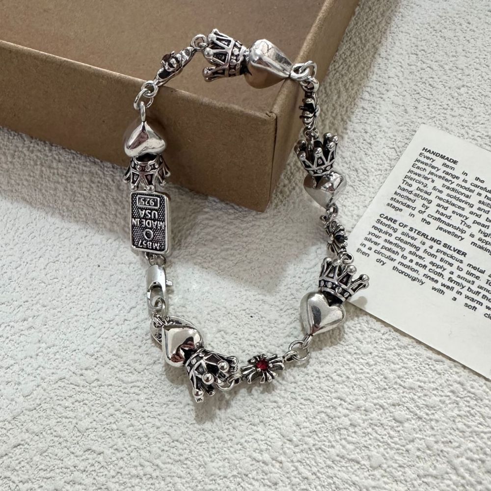 Браслет Chrome Hearts / Браслет Хром Хвртс y2k