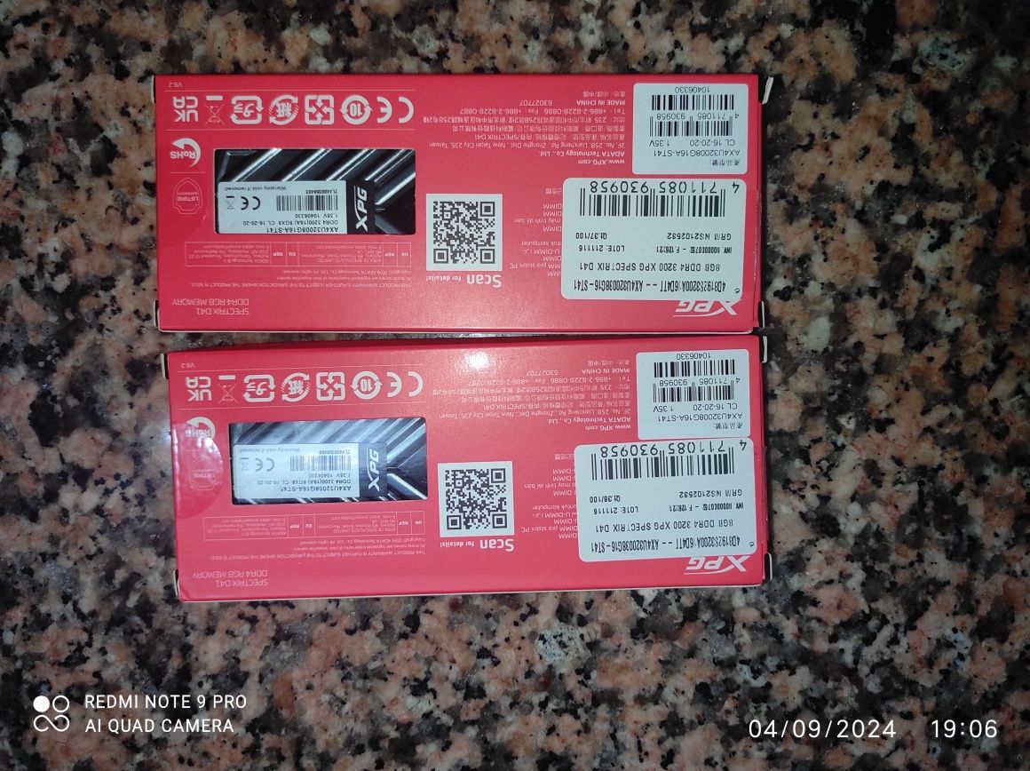 Memoria RAM 8gb ddr4