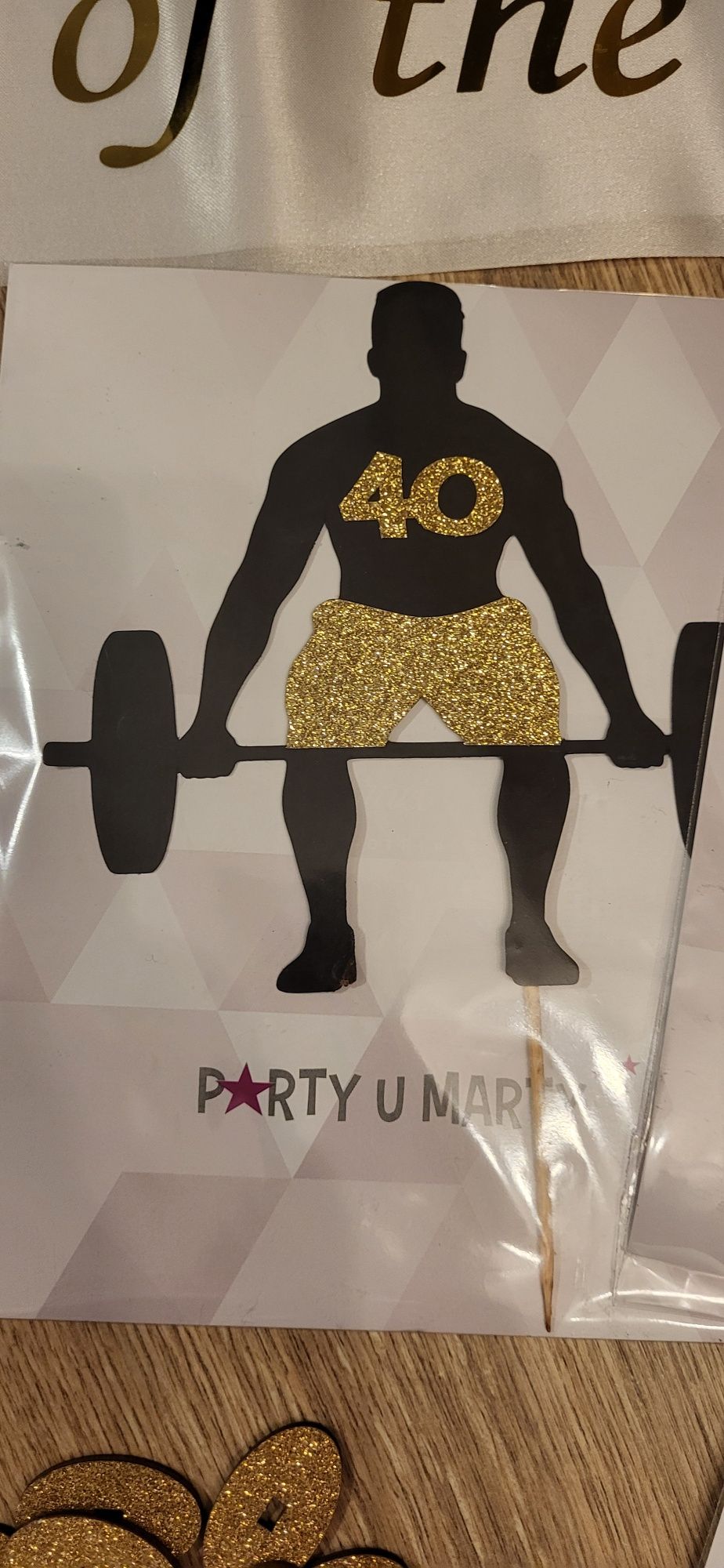 Dekoracje na 40 dla niej i dla niego