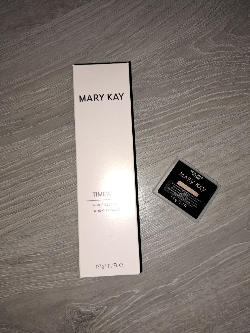 Mary Kay oczyszczające mleczko 4w1 + cień brązowy