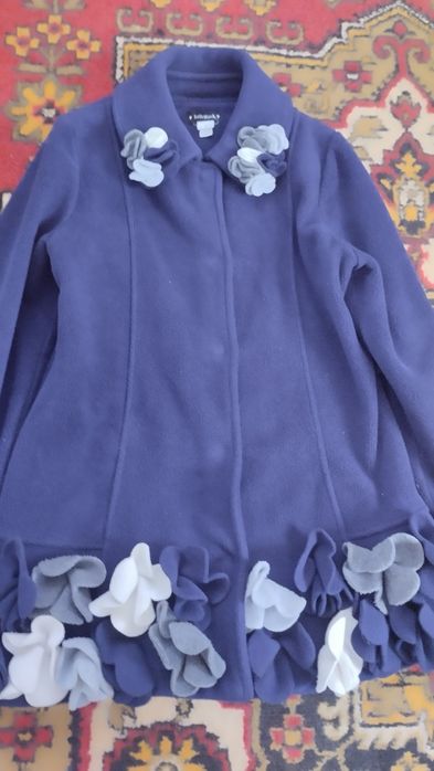 Флісова куртка для дівчинки.