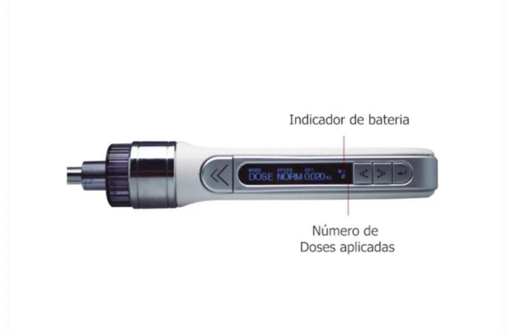 Caneta pressurizada inteligente