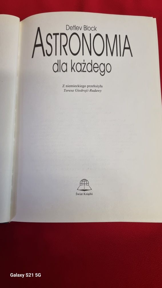 Astronomia dla każdego Detlev Block
