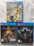 Diablo 3, Dungeons 2, FIFA 17 ps4 cena za komplet.