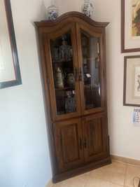 Vendo armário Cantoneira em madeira maciça