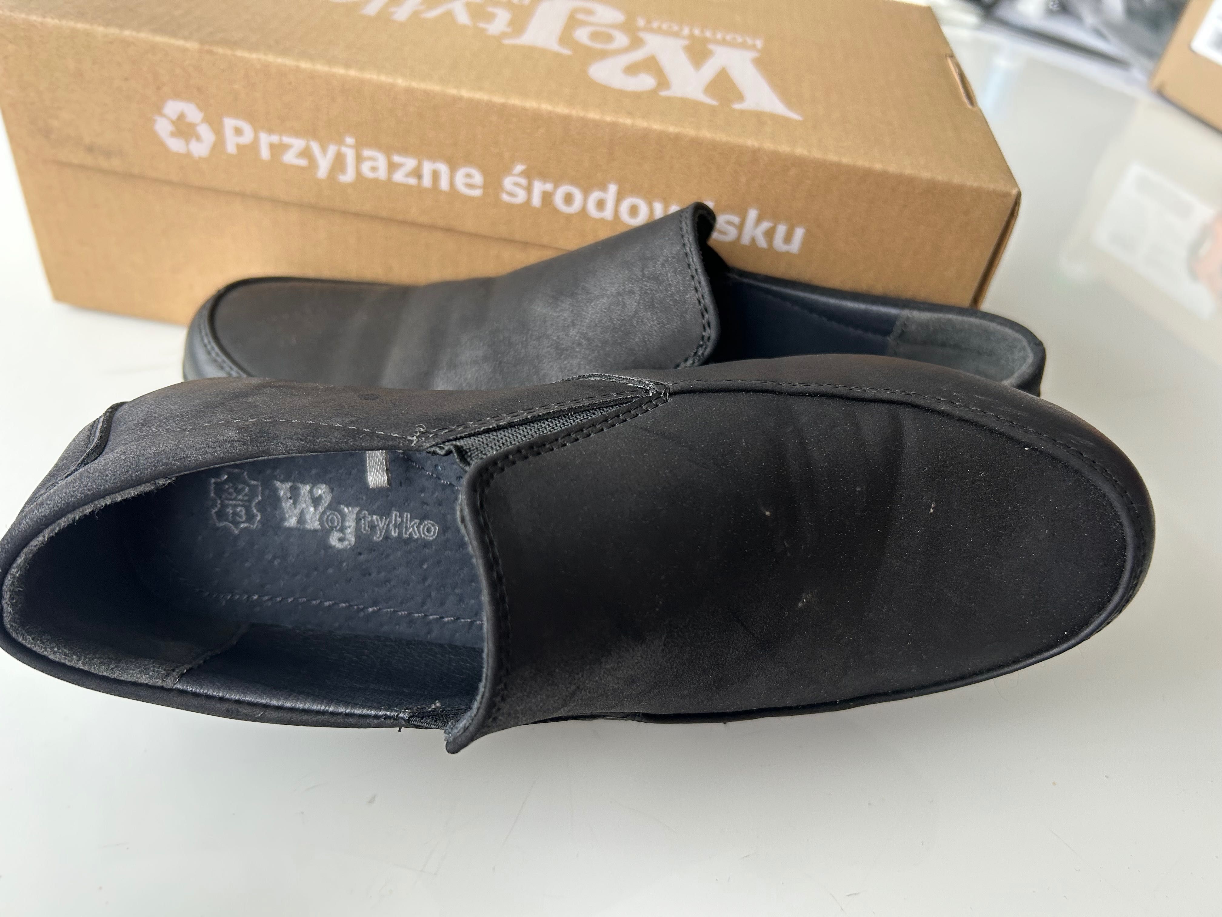 Buty Wojtyłko 32 eleganckie wsuwane mokasyny