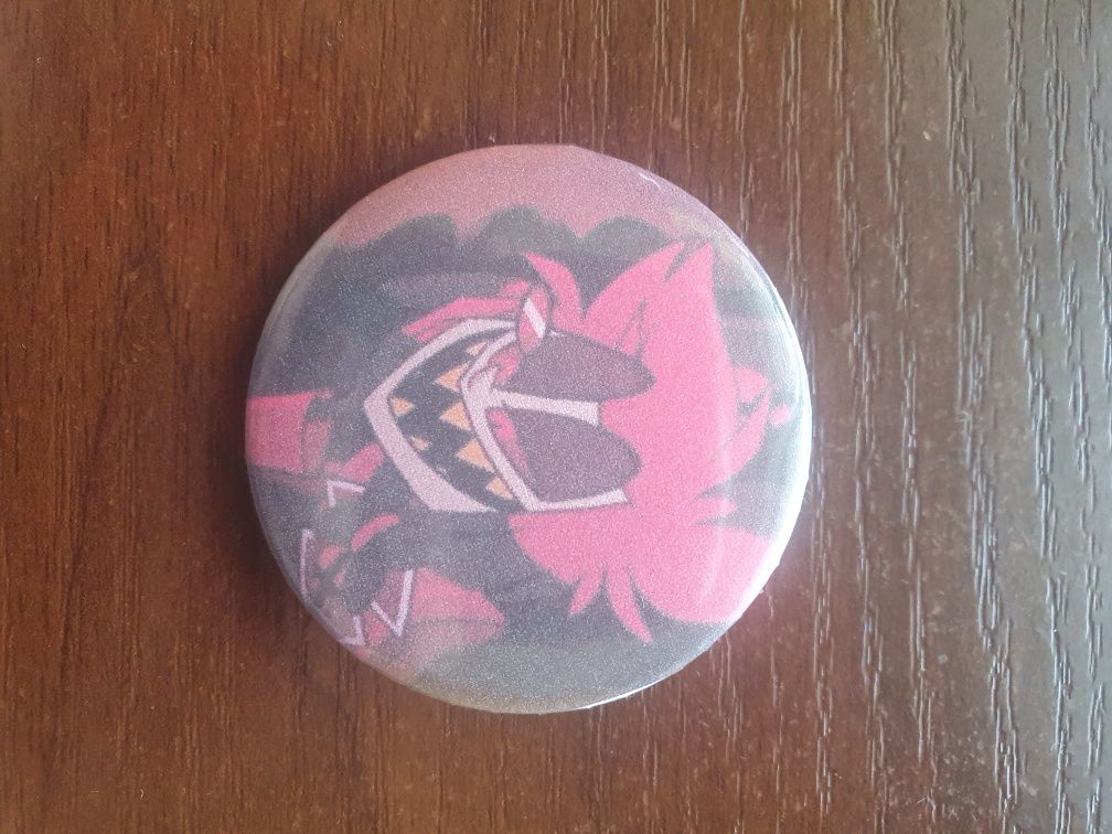 Alastor przypinka 44mm hazbin hotel button pin