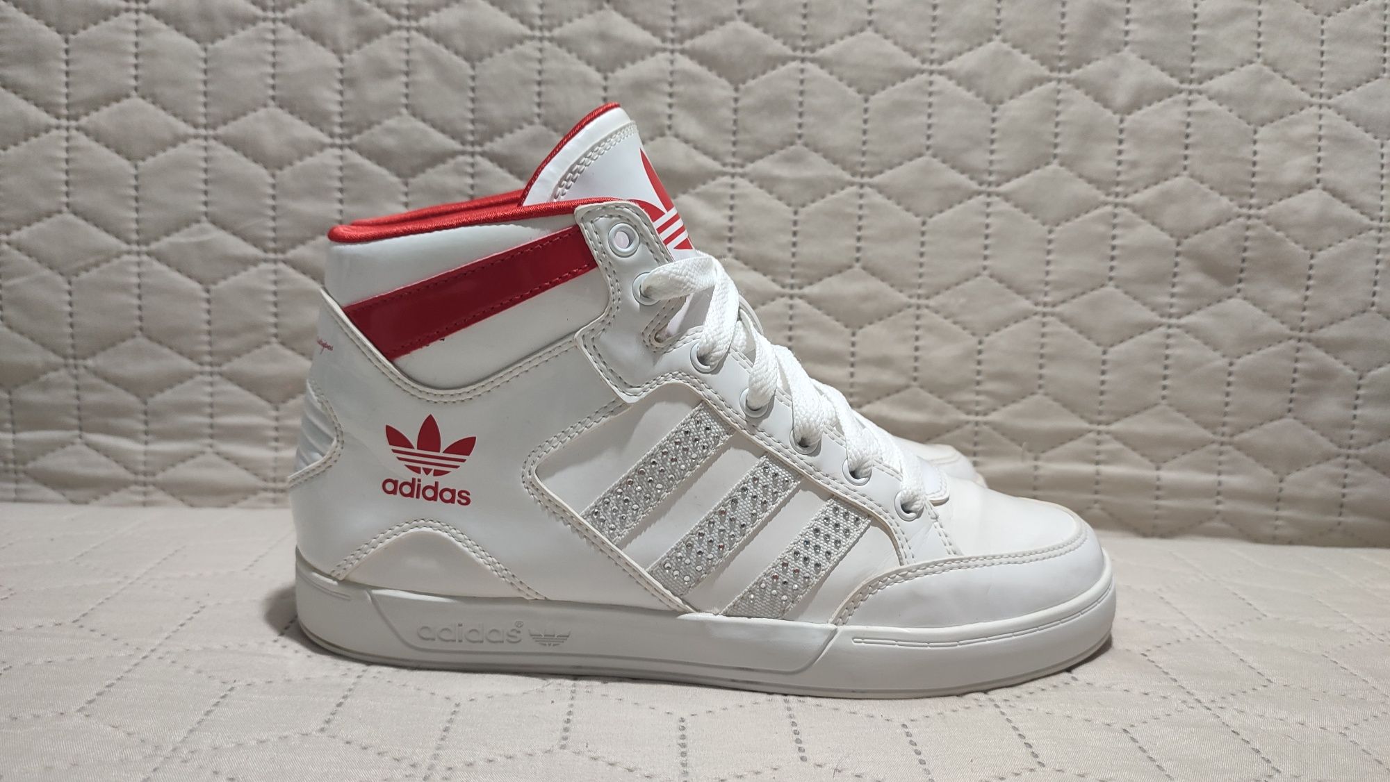 Кросівки хайтопи Adidas Hardcourt Mid, 38,5 р., 24-25 см