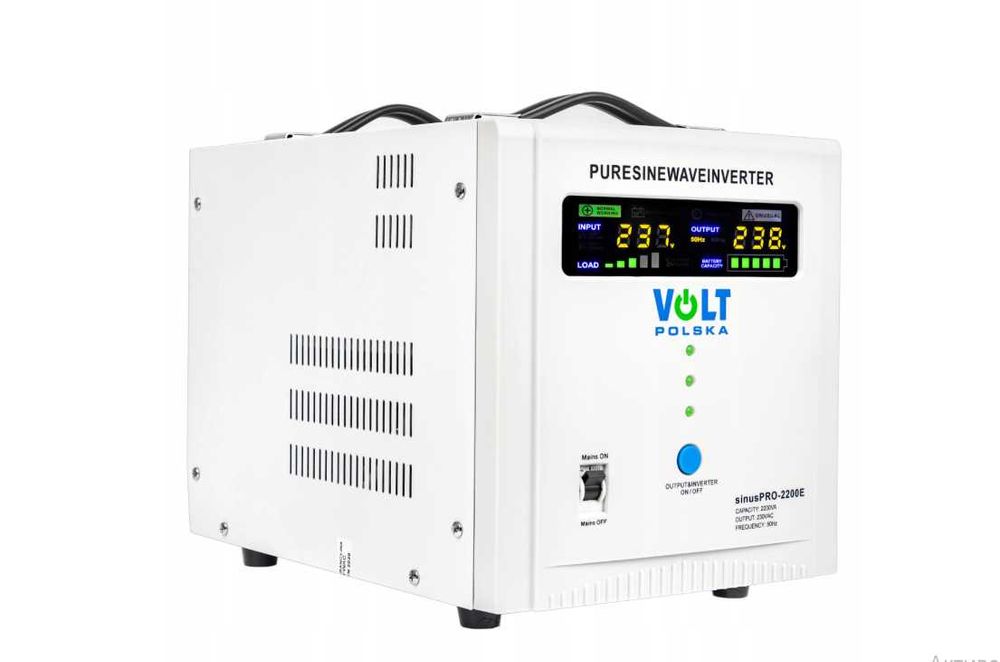 Інвертор VOLT POLSKA SINUS PRO 2200E 12V (інвертер+зарядний 2в1)