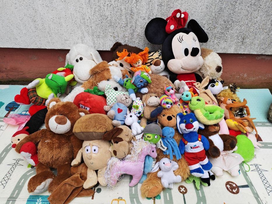 Worek używanych pluszaków mix 50 szt #11