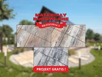 Kostka brukowa PORTOS DROGBRUK chodnik, podjazd, taras projekt gratis