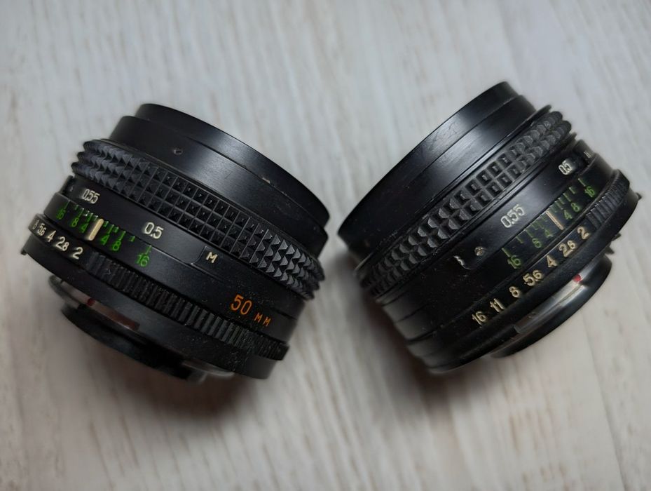 Портретні обьективи МС Геліос 81 н Арсат 50 (Nikon)