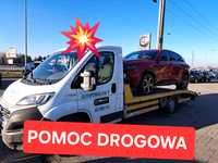 Pomoc Drogowa Holowanie Transport Przewóz HDS Wynajem Auta Laweta