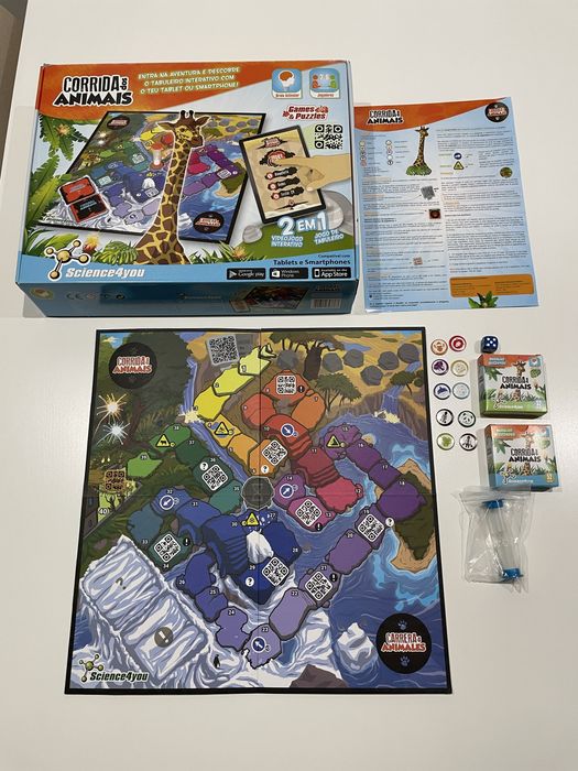 Jogo Corrida dos Animais Science4you