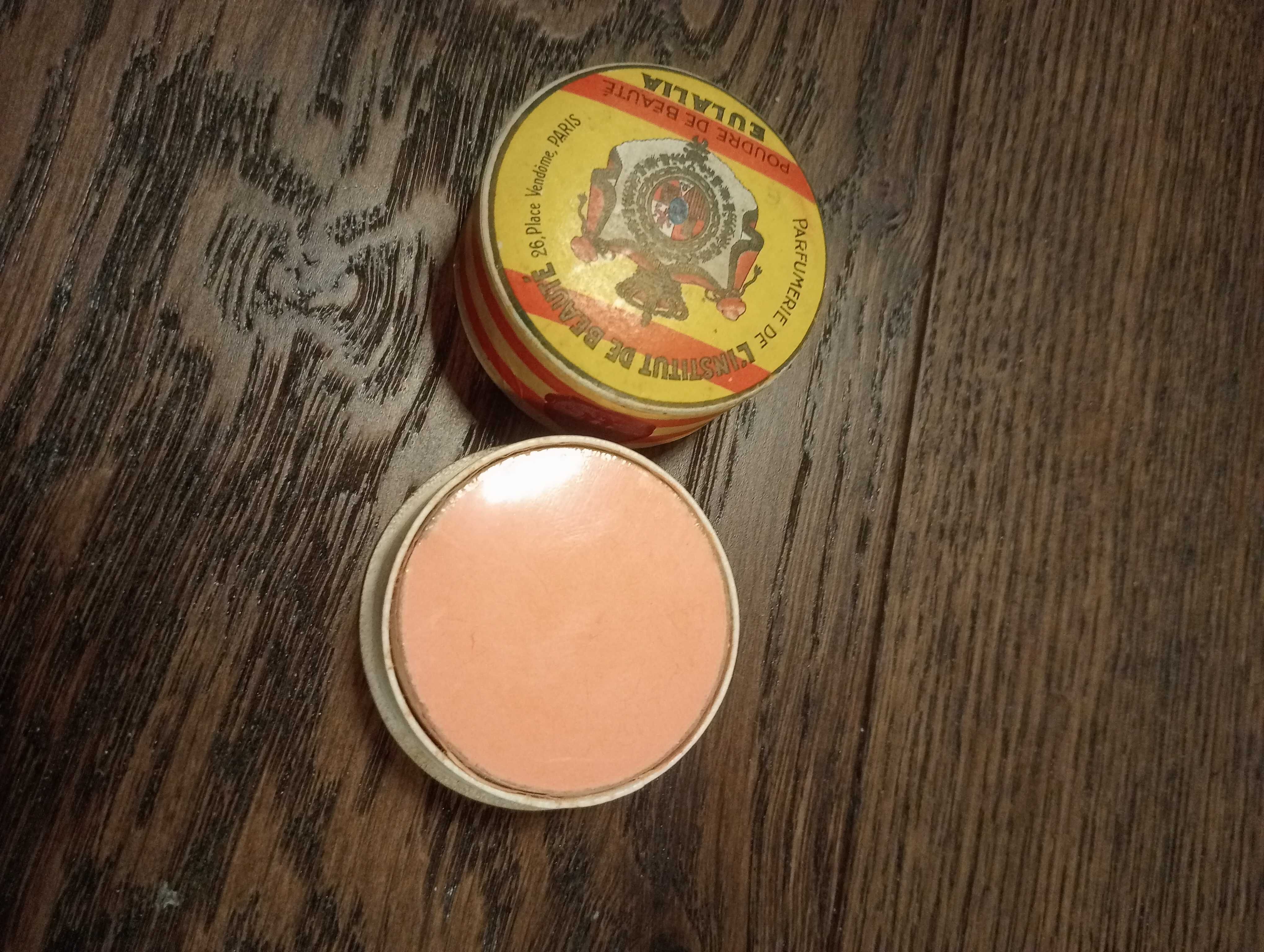Puder perfumowany 1930 L'Institut de Beaute & Klytia Paris  Eulalia
