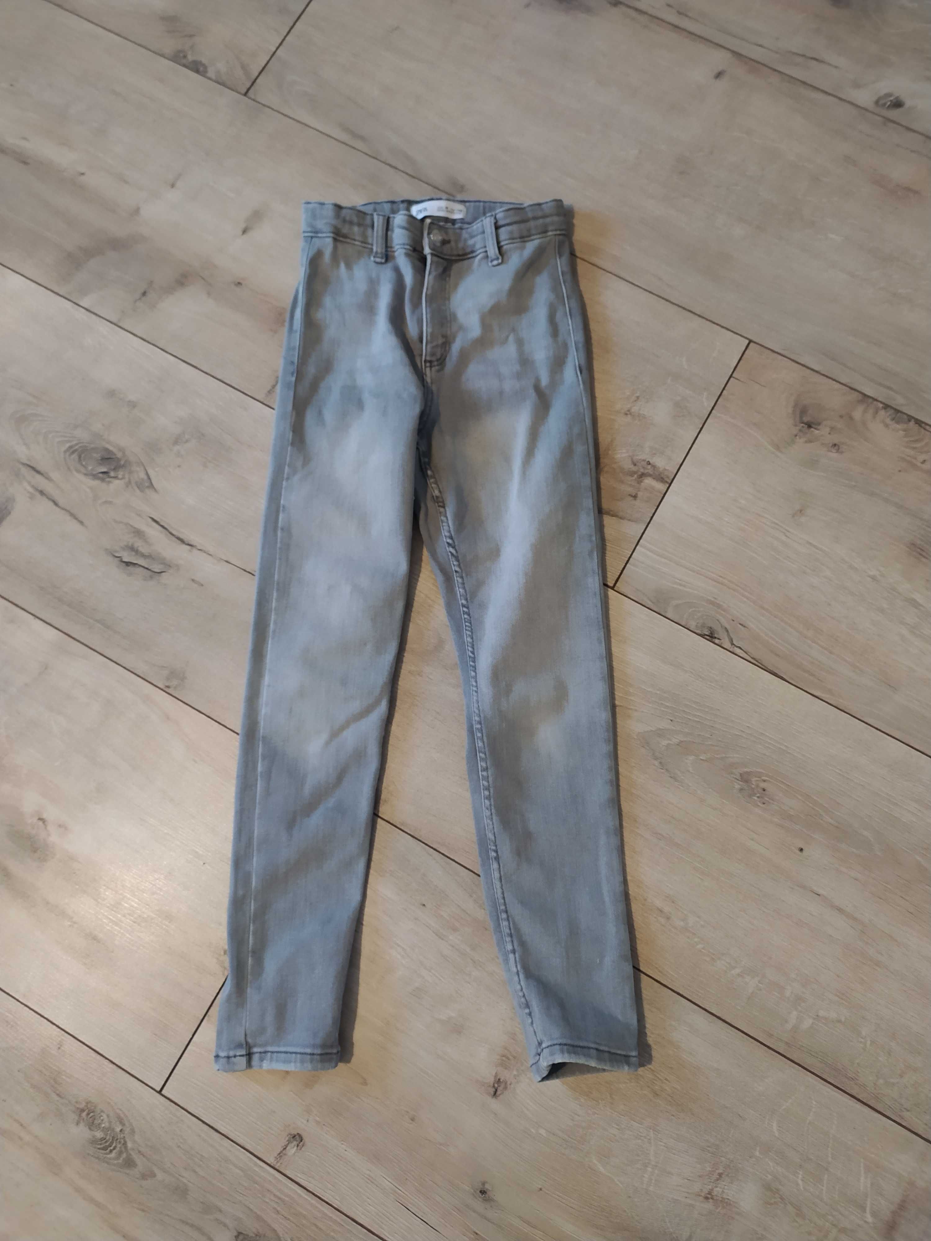 Spodnie szare Zara 134 cm