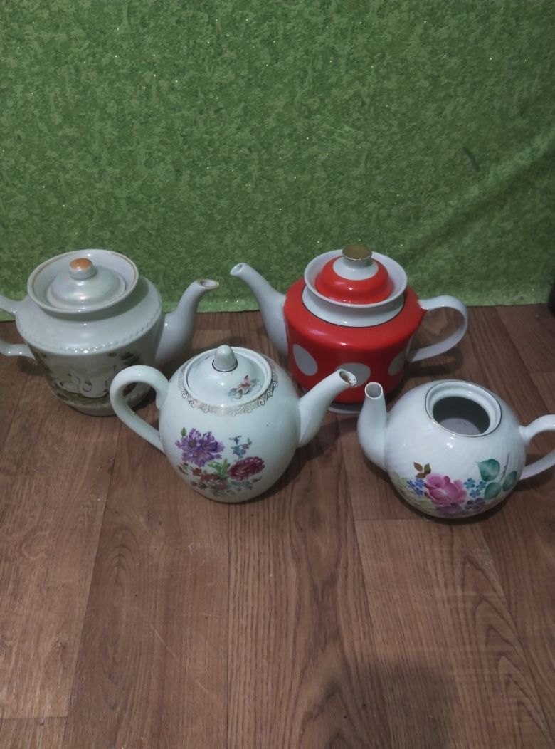 Чайники фарфорові СССР