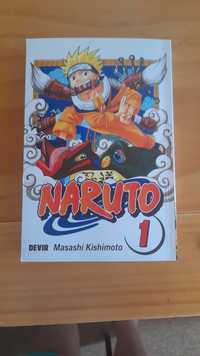 Livros Naruto 1, 2 e 3