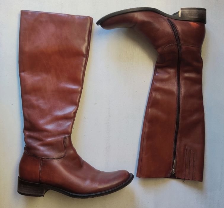 Buty cowbojki kozaki skóra naturalna 39 Gino Rossi