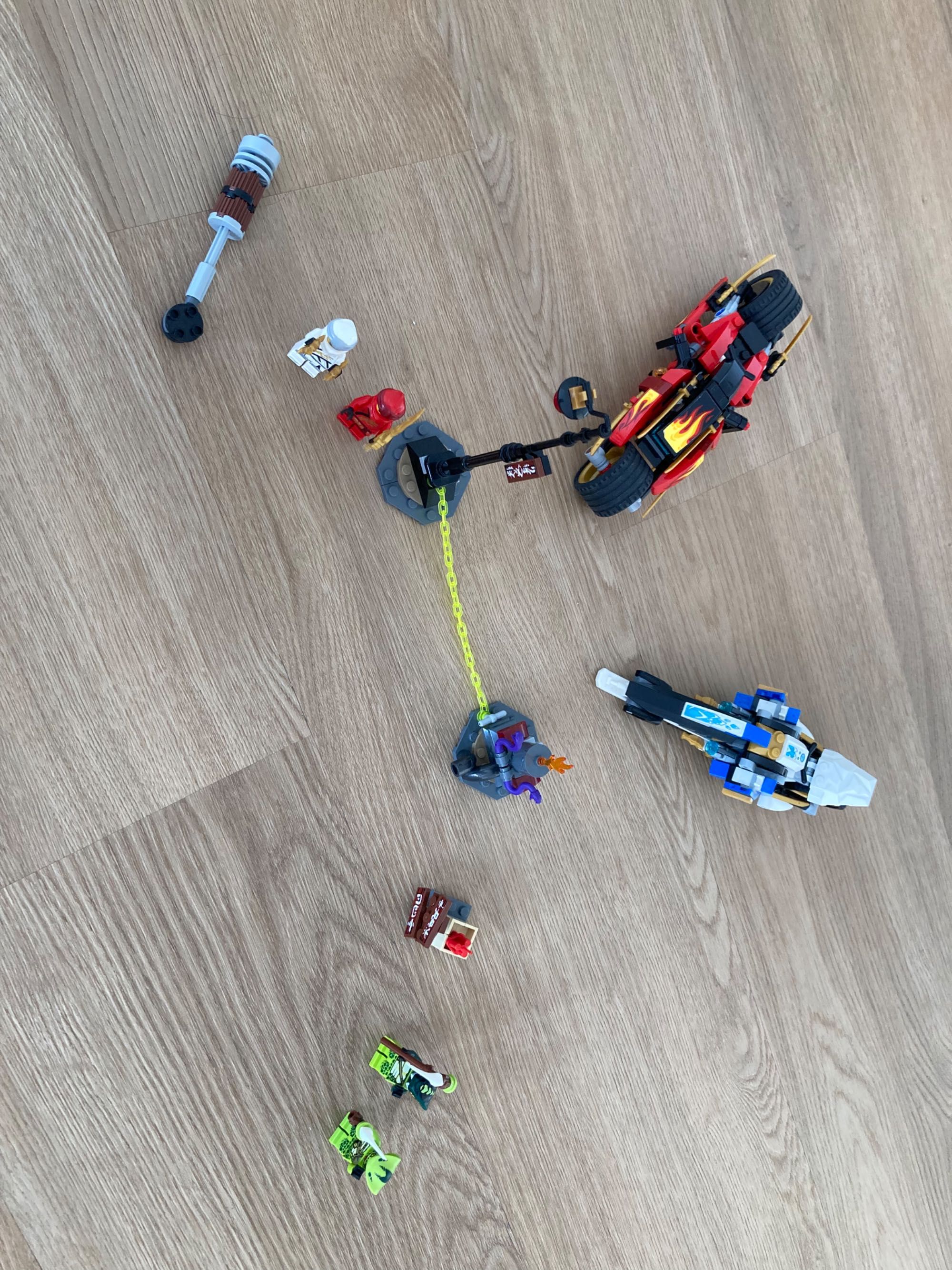 Lego motos vários personagens