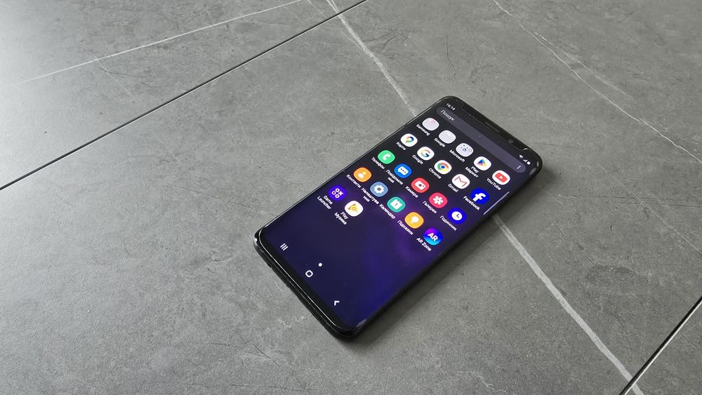 Смартфон Samsung S9+ 256gb, Зарядрний пристрій, Захисна плівка, Чохол