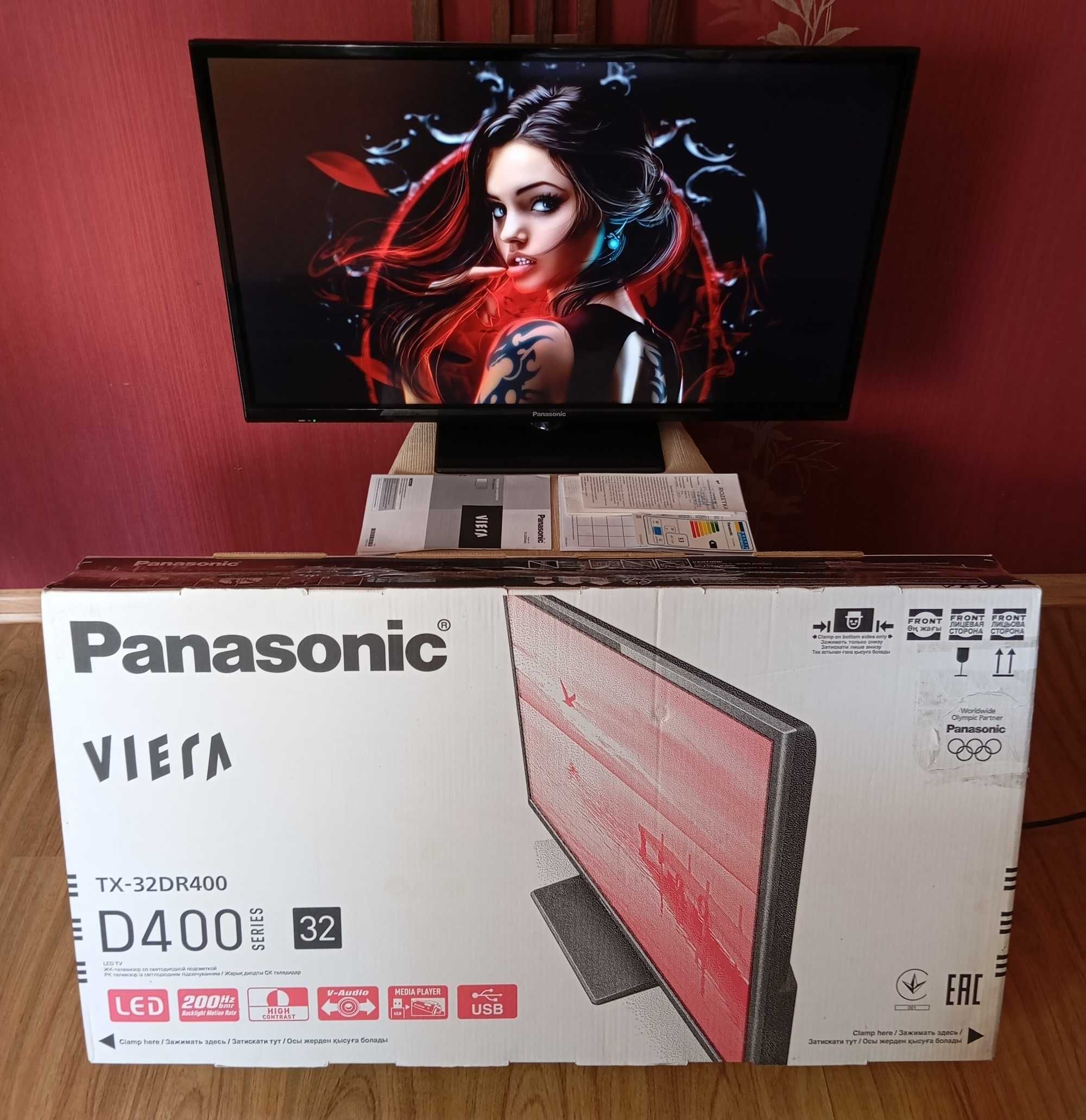 Телевизор Panasonic TX-32DR400 (ЦифраT-2/USB/HDMI)