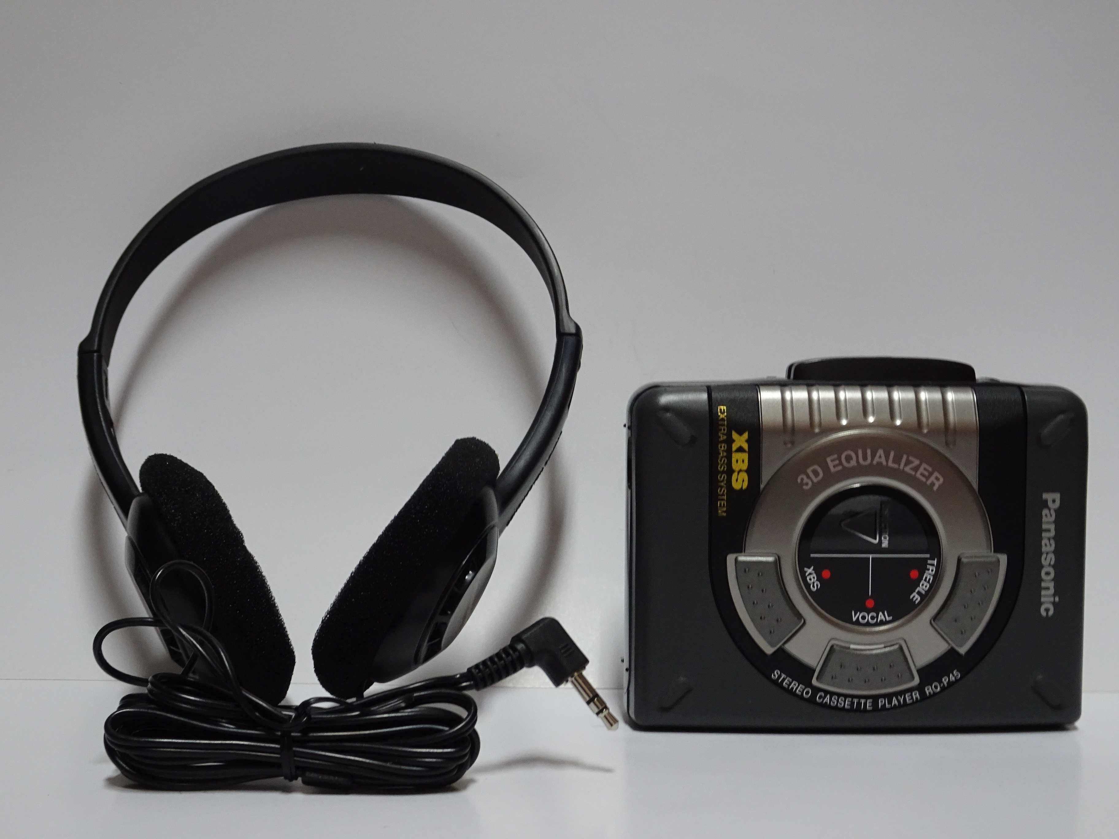NOWY Walkman PANASONIC RQ-P45(BK/SR) Odtwarzacz Kasetowy Rok 1997 -HIT
