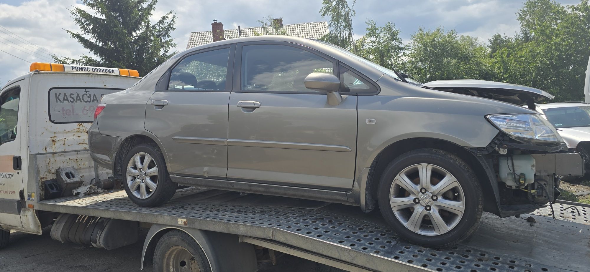 Drzwi klapa zderzak GE4 tył lampa Tylna Honda City części