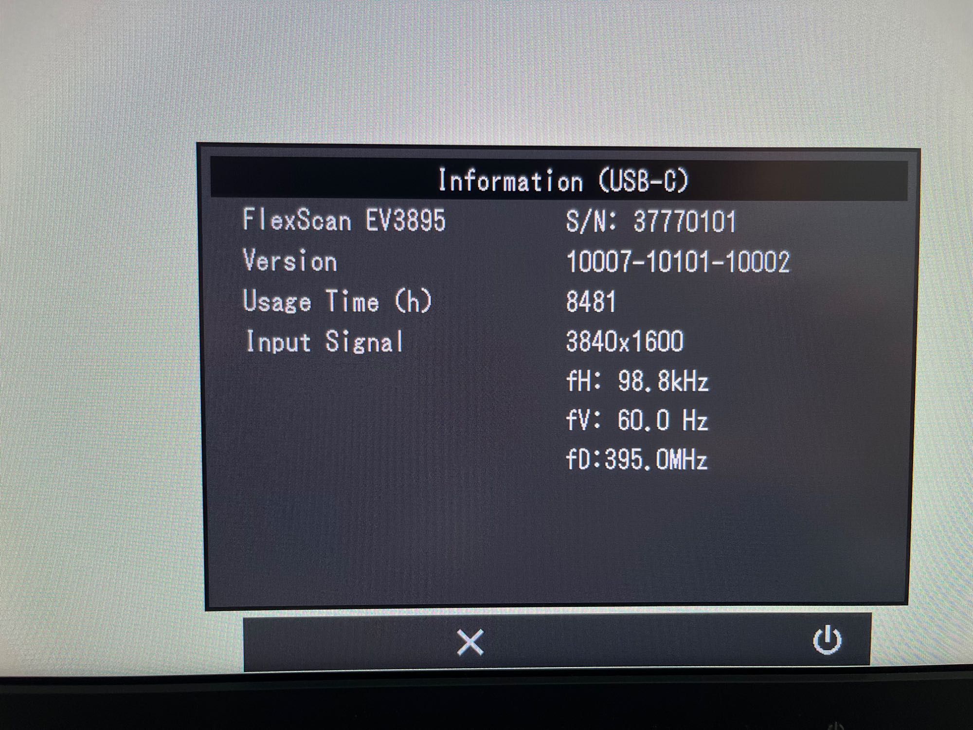 Monitor Eizo EV-3895 - Ultra-Szerokokątny 38"