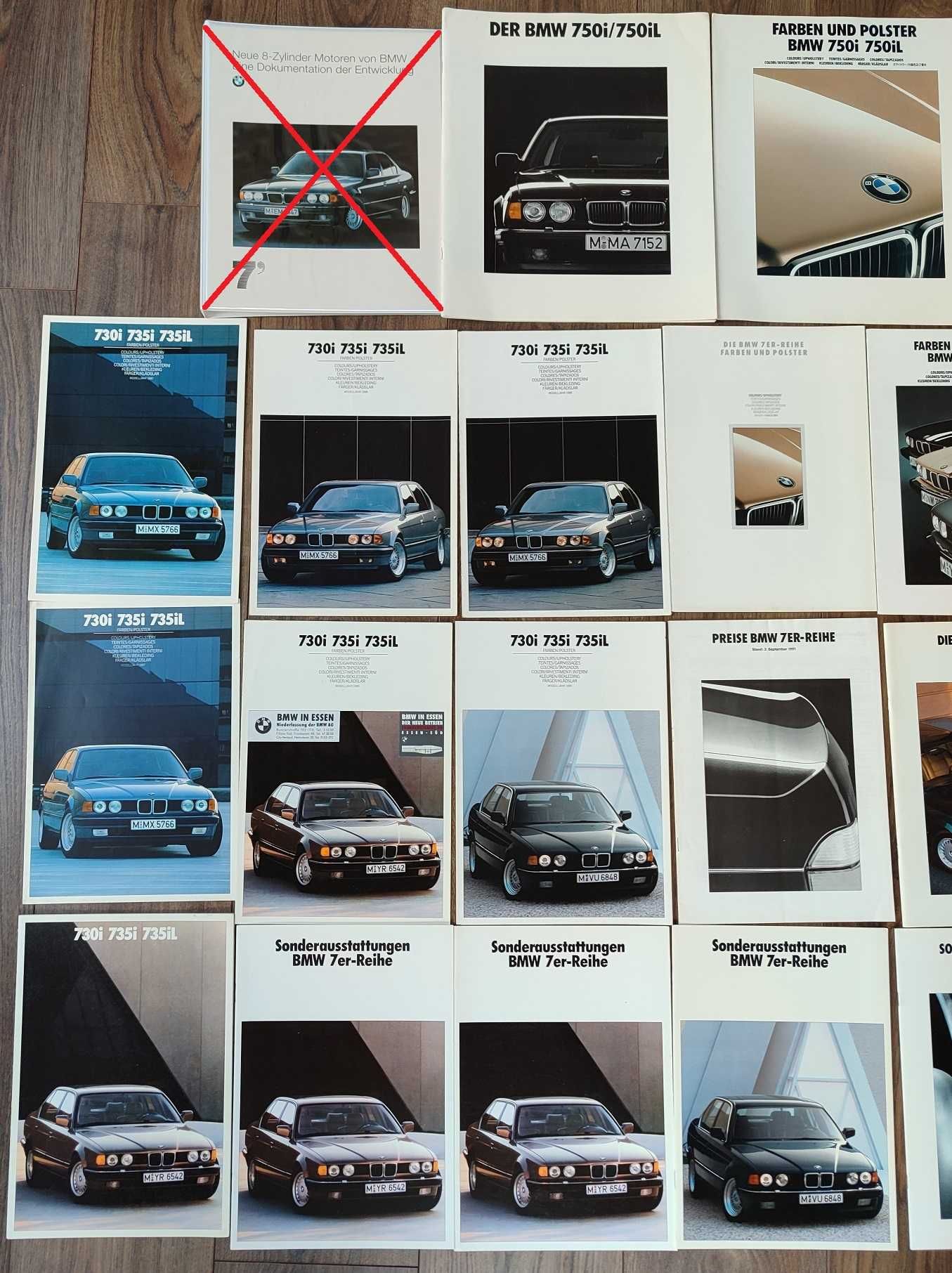 Prospekt BMW 7 E32