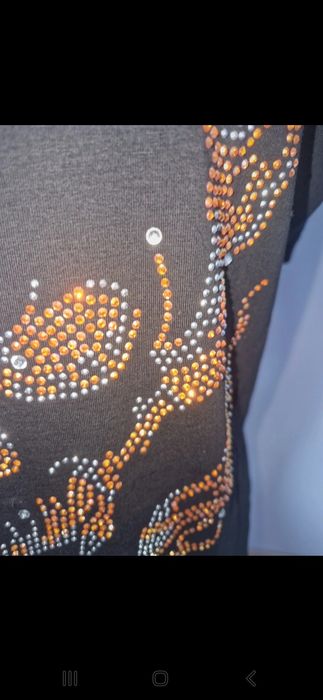 Bluzka damska z cyrkoniami