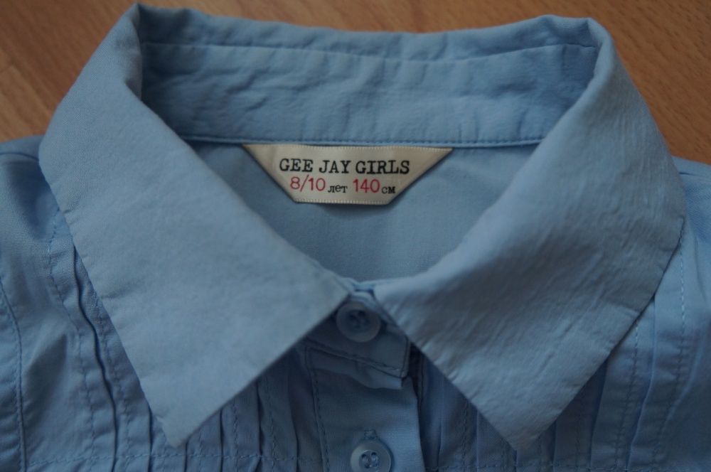 Блузка рубашка шкільна 8-10 р., 140 см