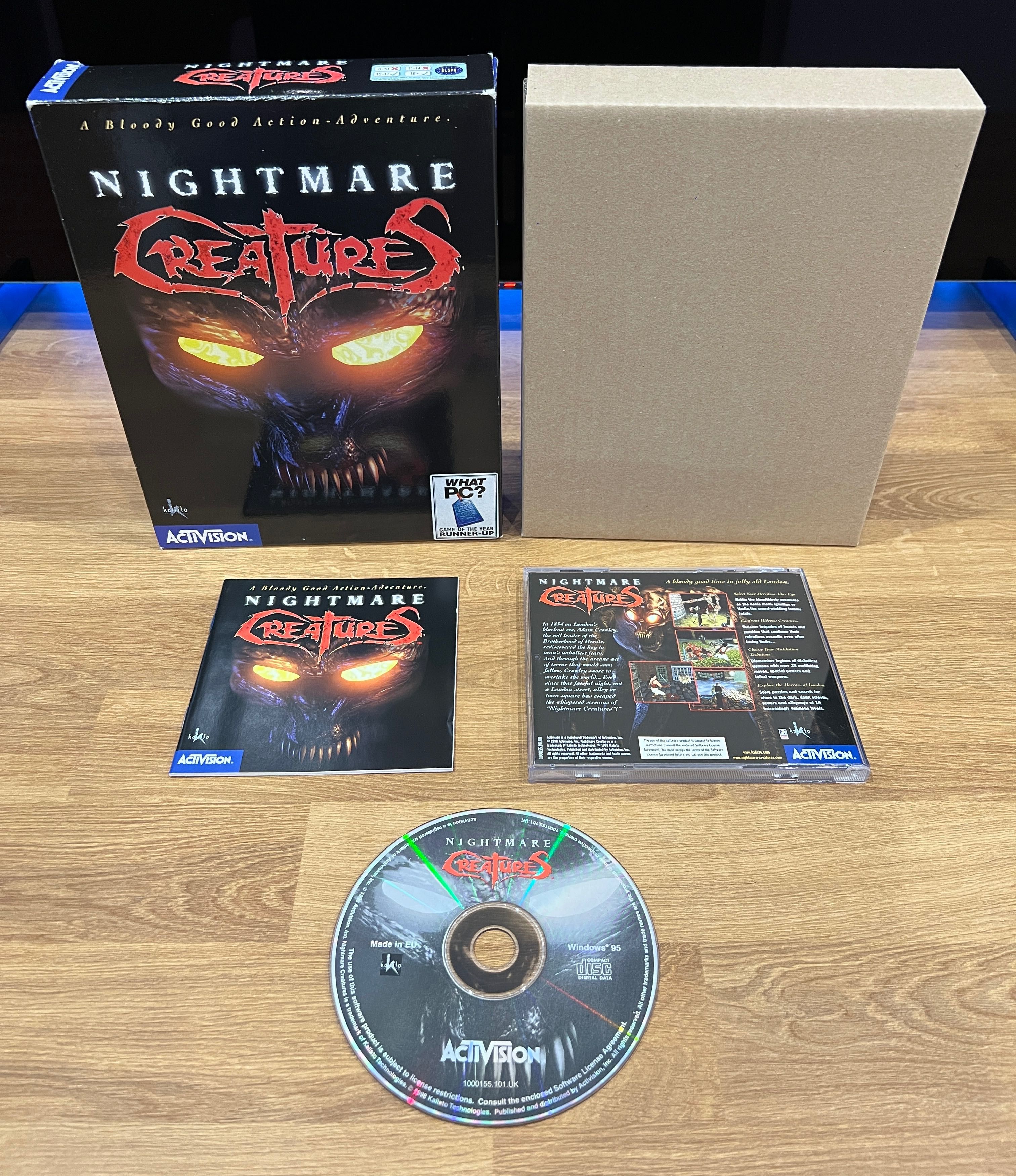 Nightmare Creatures (PC EN 1997) Big Box kompletne premierowe wydanie