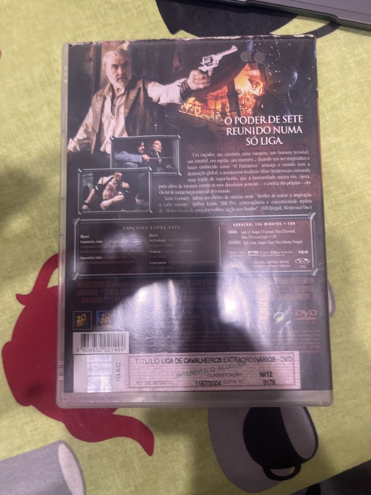 DVD liga de cavalheiros extraordinarios (edicao especial)