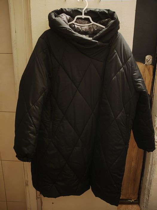 Пальто из площівки великий розмір жіночє.